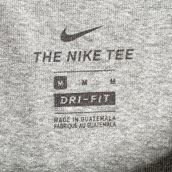 NIKE Dri-FIT Performance Training T-Shirt Short-Sleeve Crew Neck Gray Womens M - Picture 6 of 8
